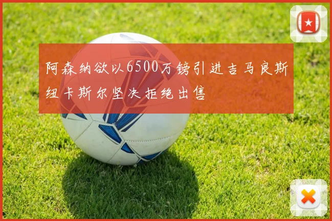 阿森纳欲以6500万镑引进吉马良斯纽卡斯尔坚决拒绝出售